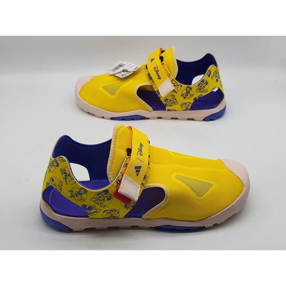 Adidas Terrex Captain Toey Hiking Boys Size 6 Yellow‎ Blue Sandals IH2908